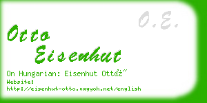 otto eisenhut business card